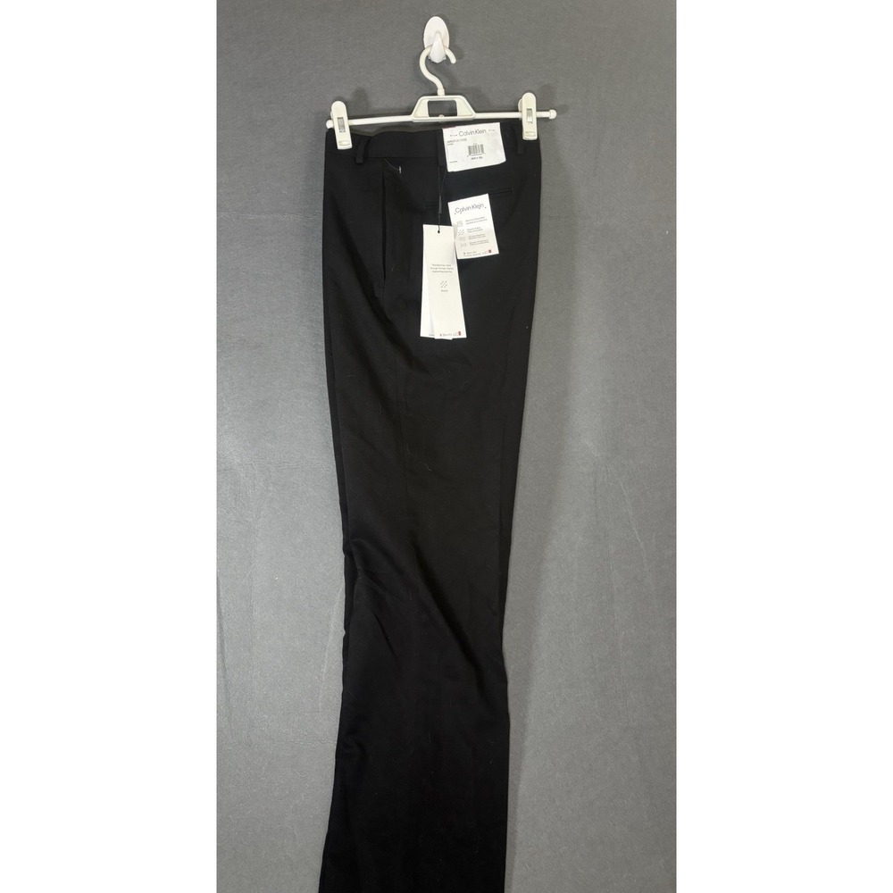 Calvin Klein Jerome Dress Pants Mens 36x30 Black Slim Stretch Work - Picture 13 of 16